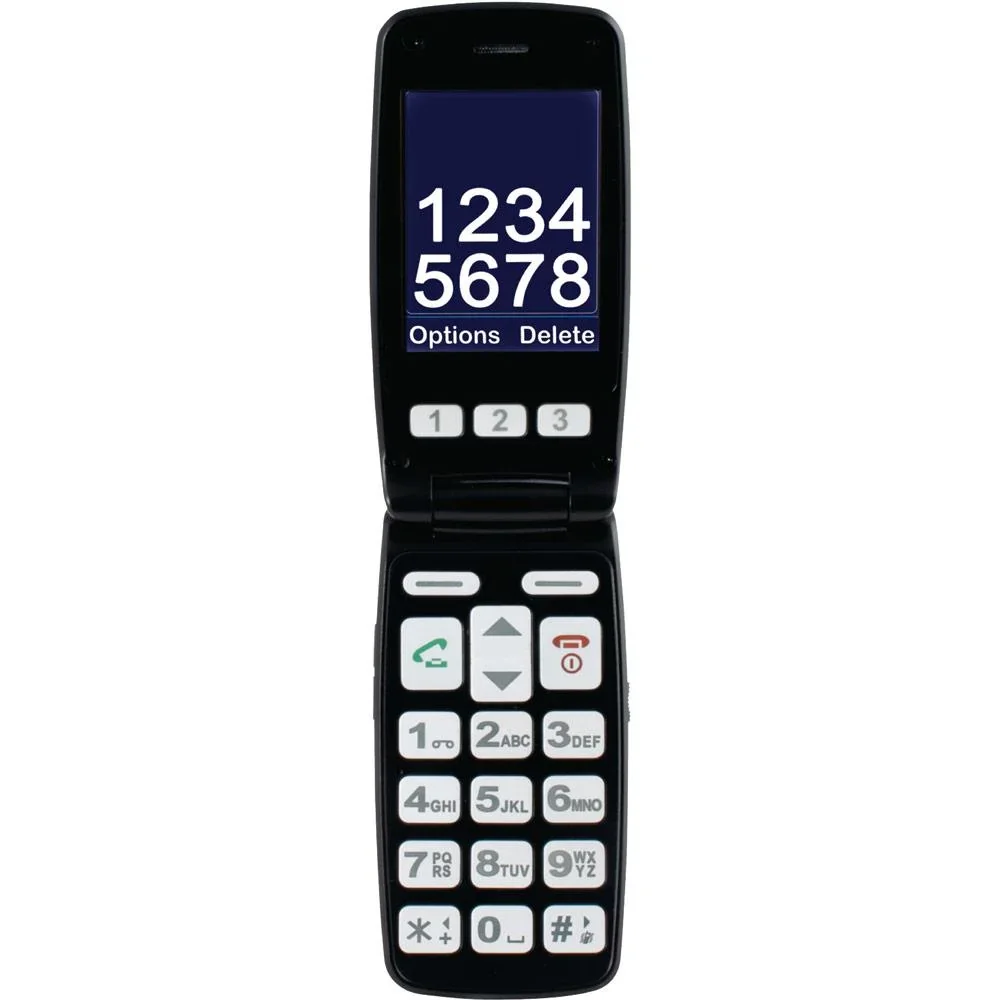 Mobiltelefon 2.4## Schwarz/Weiß - 0