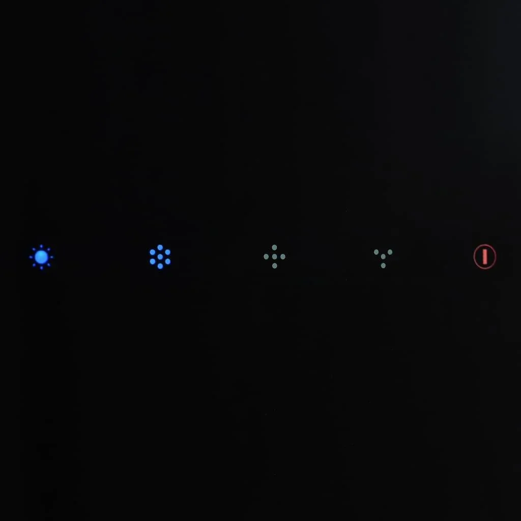 Dunstabzugshaube wandmontiert Touch-Sensor LCD 55 cm Stahl - 0