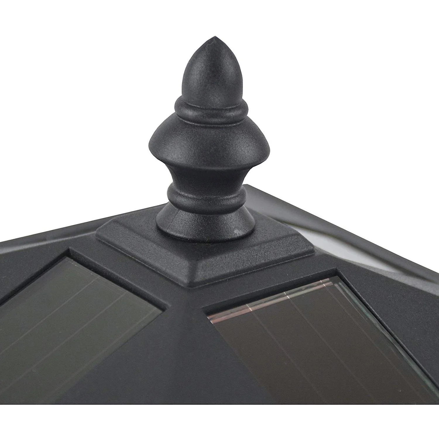 Gartenlaterne Solar Laterne 10 Lumen Schwarz H120cm - 0