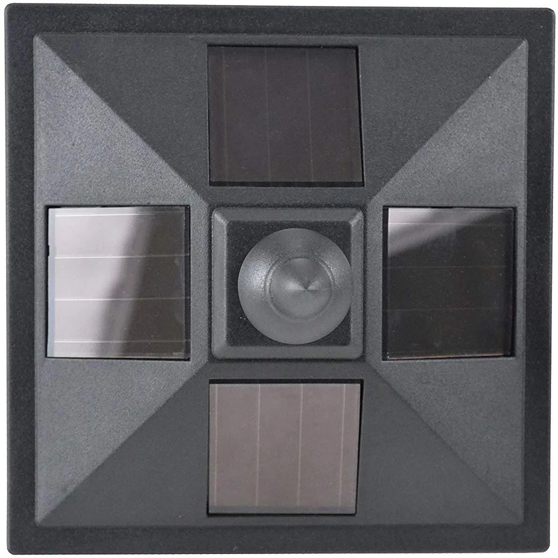 Gartenlaterne Solar Laterne 10 Lumen Schwarz H120cm - 1