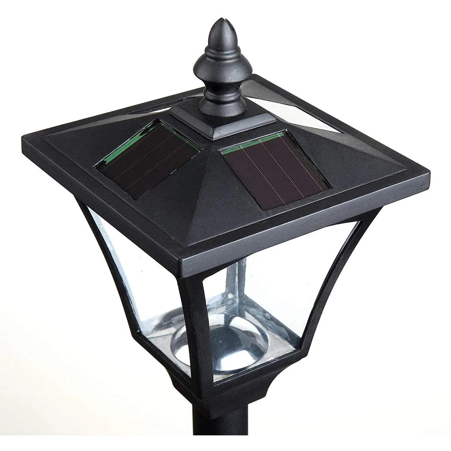 Gartenlaterne Solar Laterne 10 Lumen Schwarz H120cm - 6