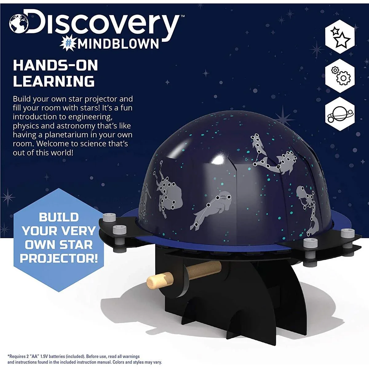 Discovery Mindblow DIY-Weltraumprojektor - Planetarium - 6
