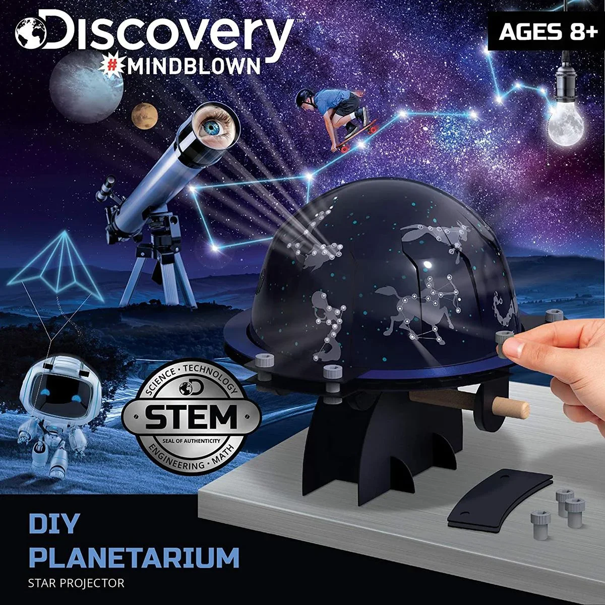 Discovery Mindblow DIY-Weltraumprojektor - Planetarium - 8