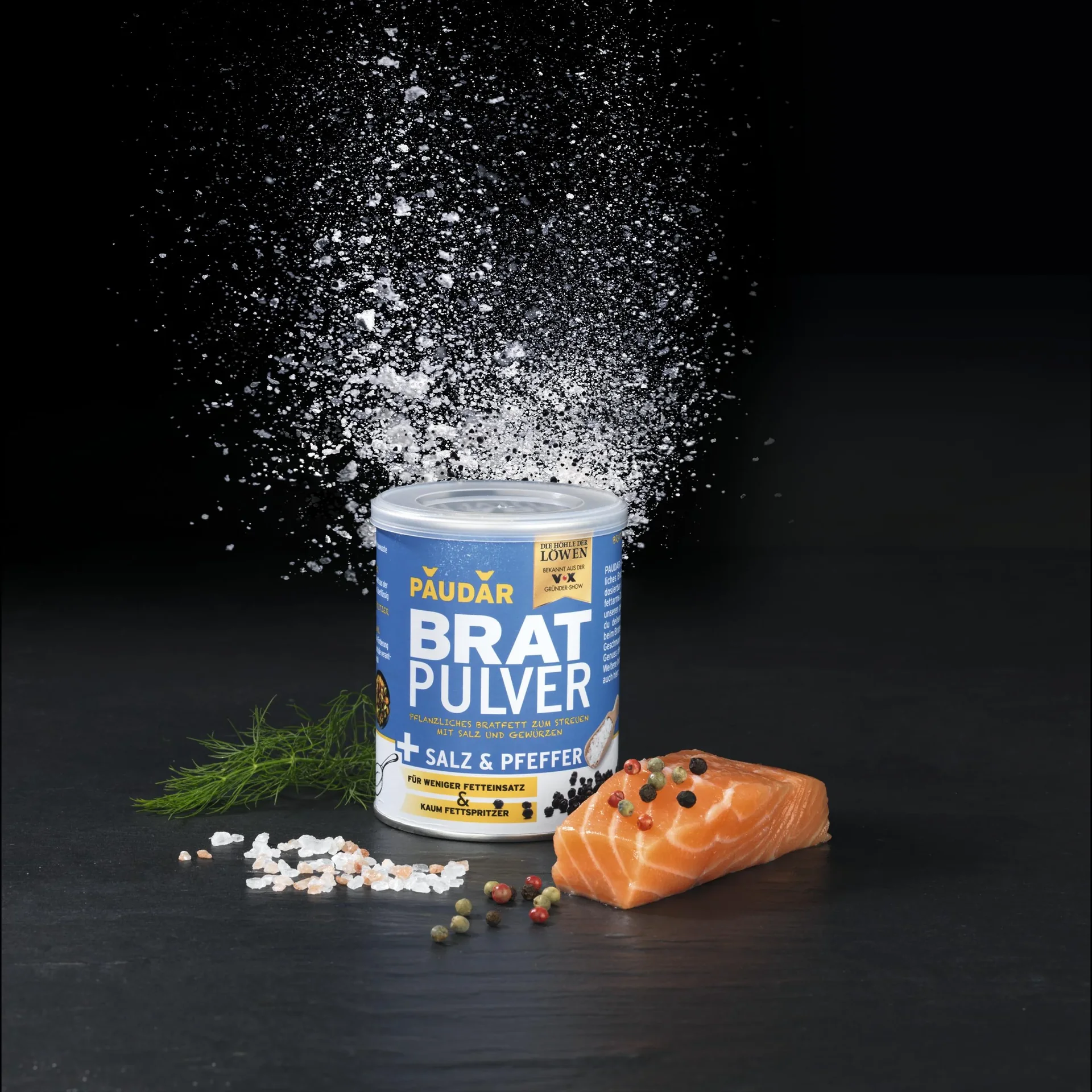 Pflanzliches Bratfett-Pulver, „PAUDAR“, mit Salz und Pfeffer, 175 g - 5