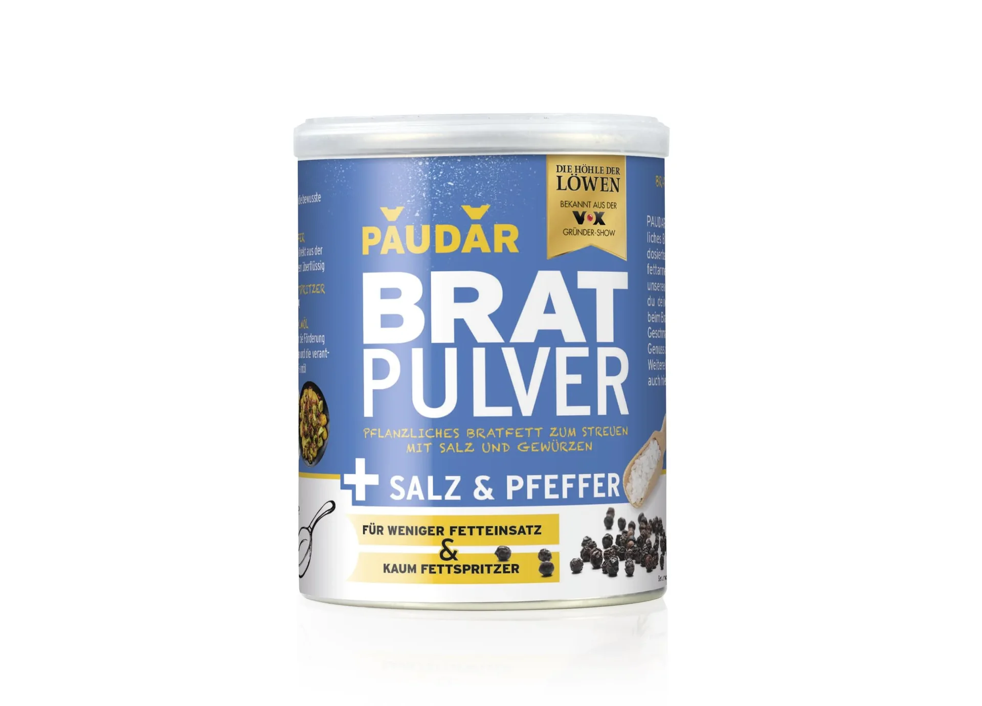 Pflanzliches Bratfett-Pulver, „PAUDAR“, mit Salz und Pfeffer, 175 g - 10