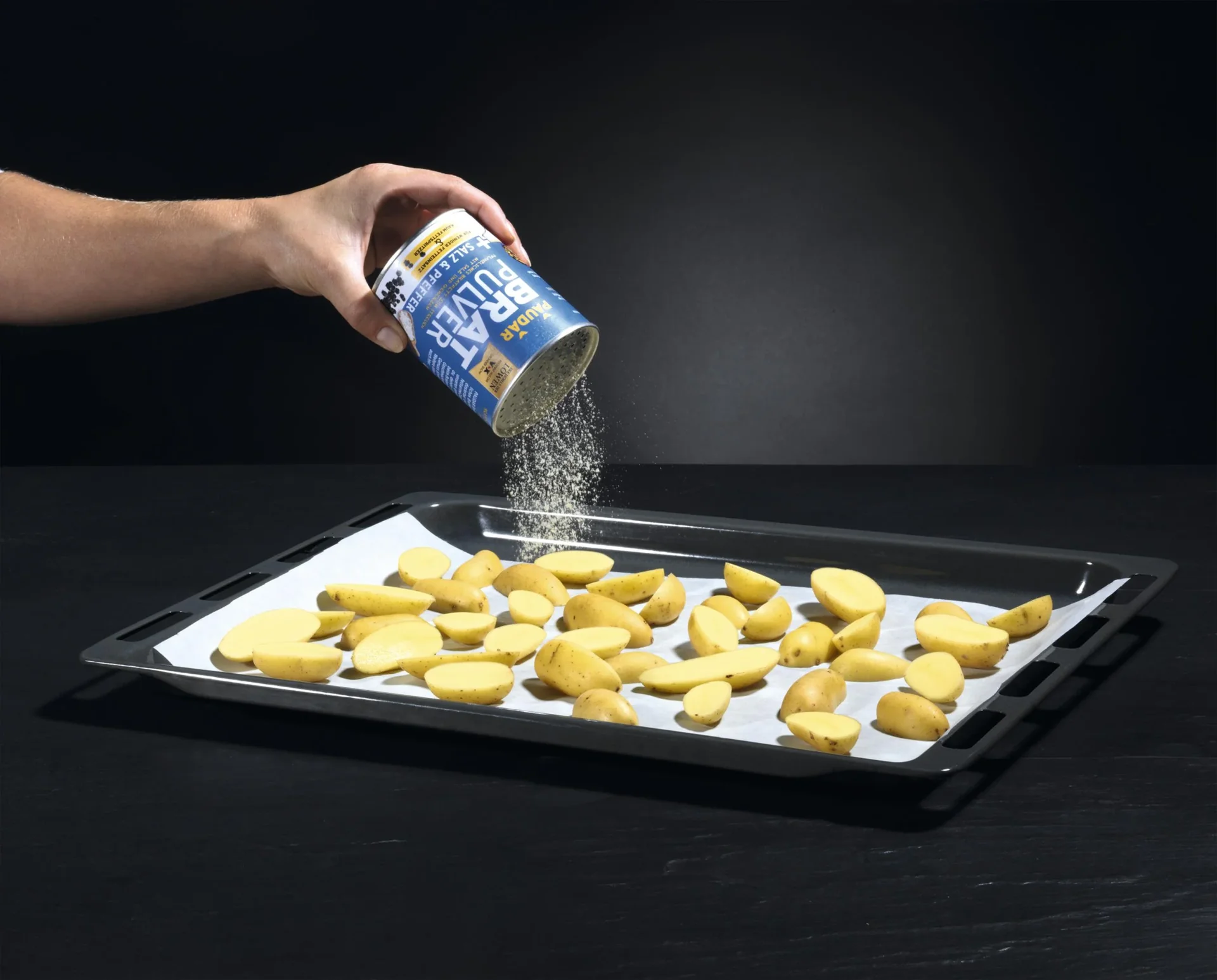 Pflanzliches Bratfett-Pulver, „PAUDAR“, mit Salz und Pfeffer, 175 g - 11