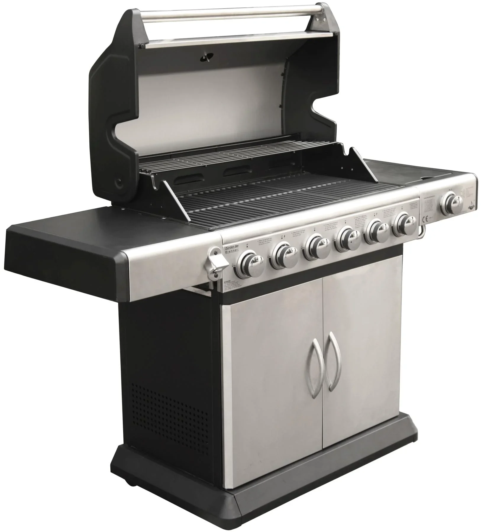 Gasgrill "Deluxe" 6+1 Brenner, 21,1 kW Gesamtbrennerleistung - 0