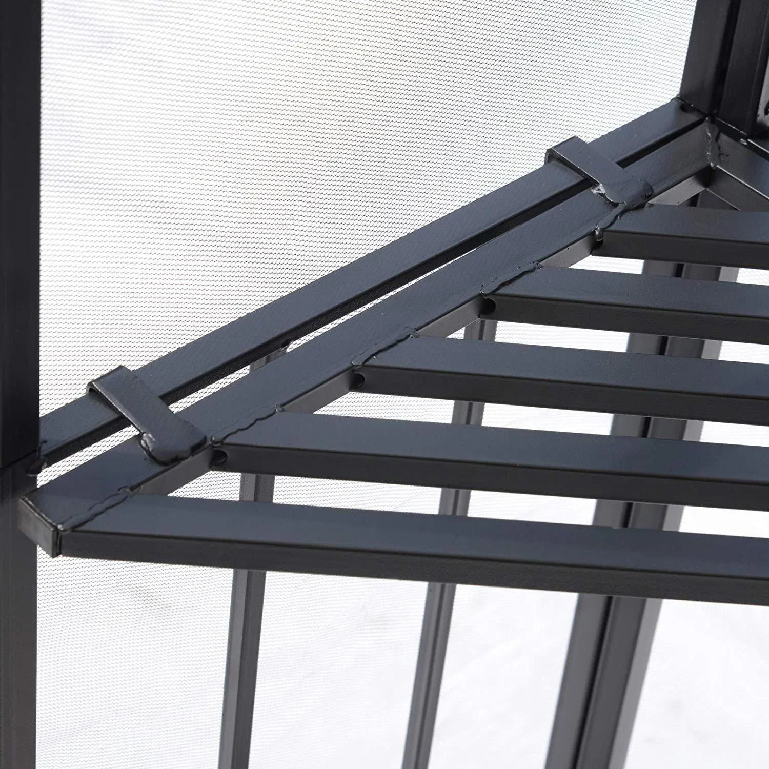 Metallpavillon mit Moskitonetz - 0