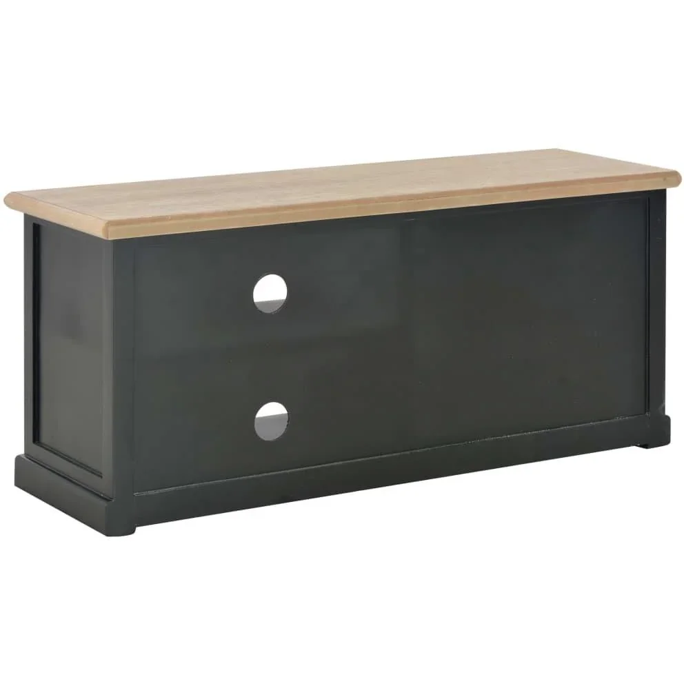 TV-Schrank 90x30x40 cm Holz schwarz - 0