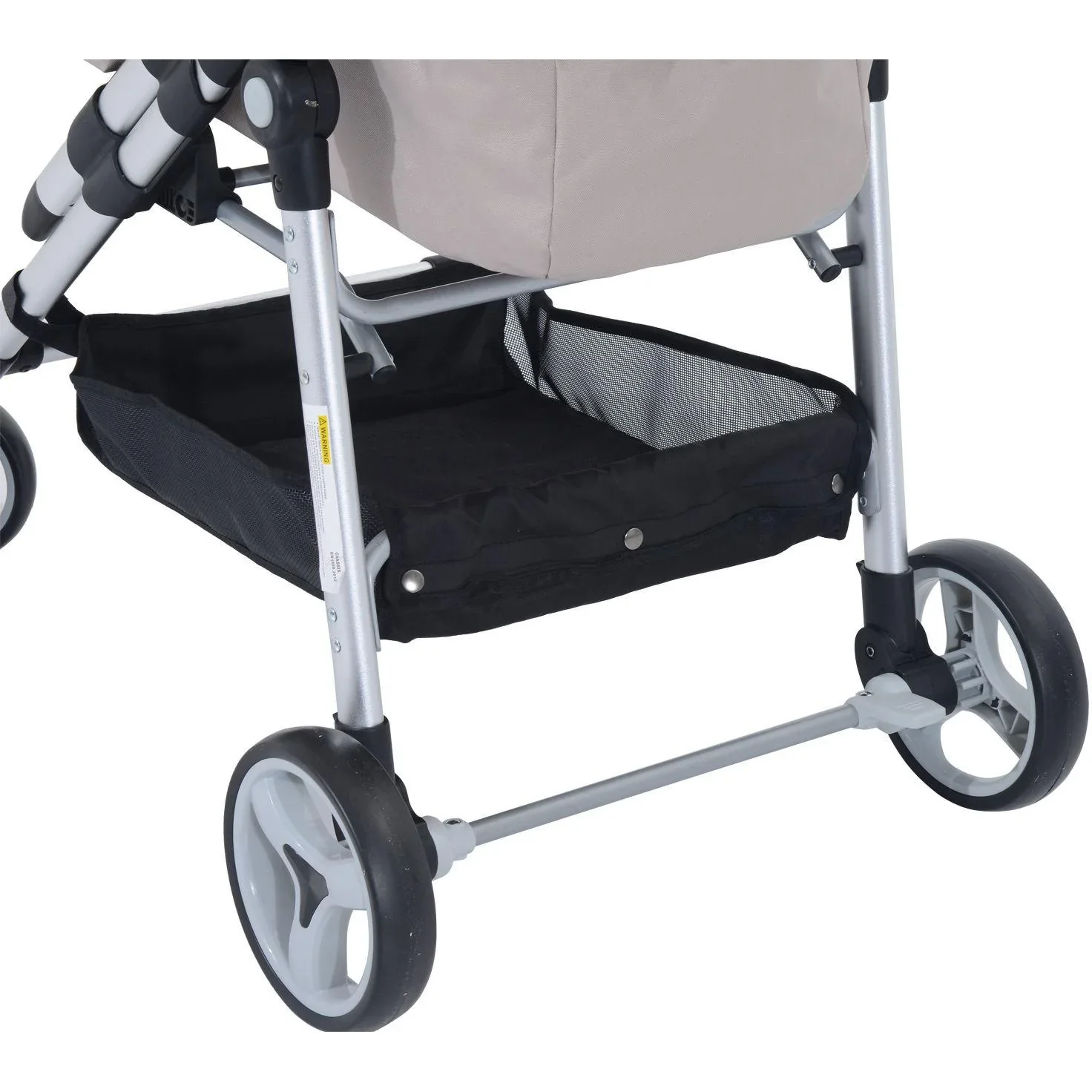 Hundewagen Hundebuggy Wagen mit Sonnendach grau - 5