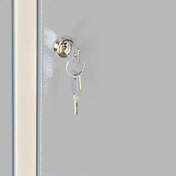 Umkleideschrank Spind RAL 7035, Komplett, 1775 x 600 x 500 mm - 1