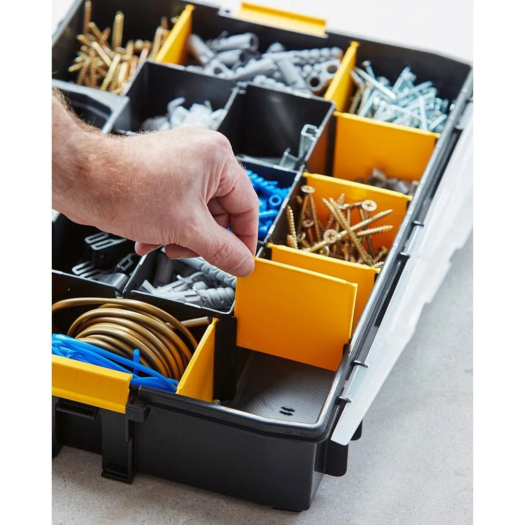 SortMaster Organizer Combipack 2 Stück - abschließbar - stapelbar - 33x43x9 cm - 0