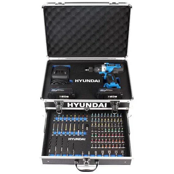 105-stelliger Akku-Bohrersatz 20V im Koffer - 4