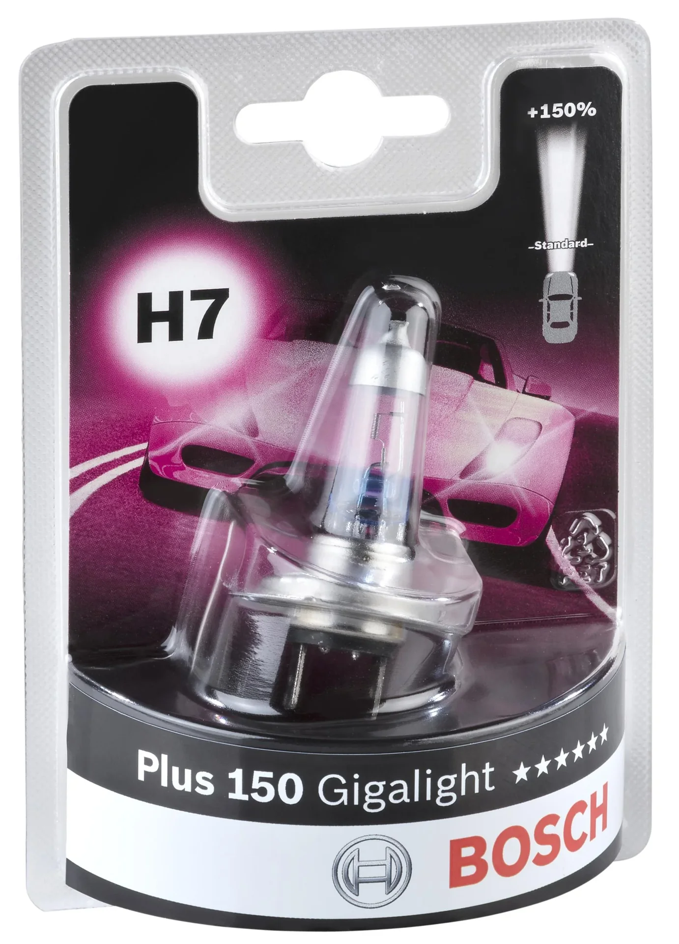 Bosch Glühlampe Gigalight Plus 150 - H7 - 12 Volt 55 Watt - Sockel PX26d - 4