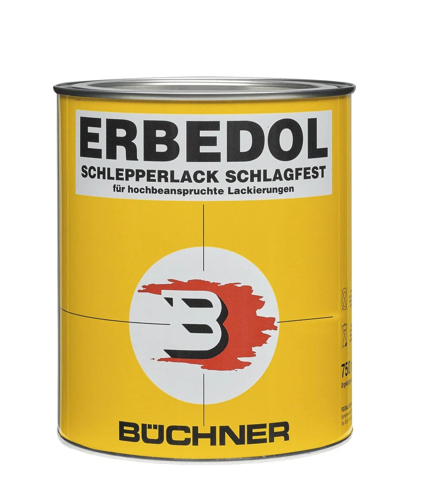 Schlepper- und Landmaschinenlack Becker rot SL3253, 750 ml - 0