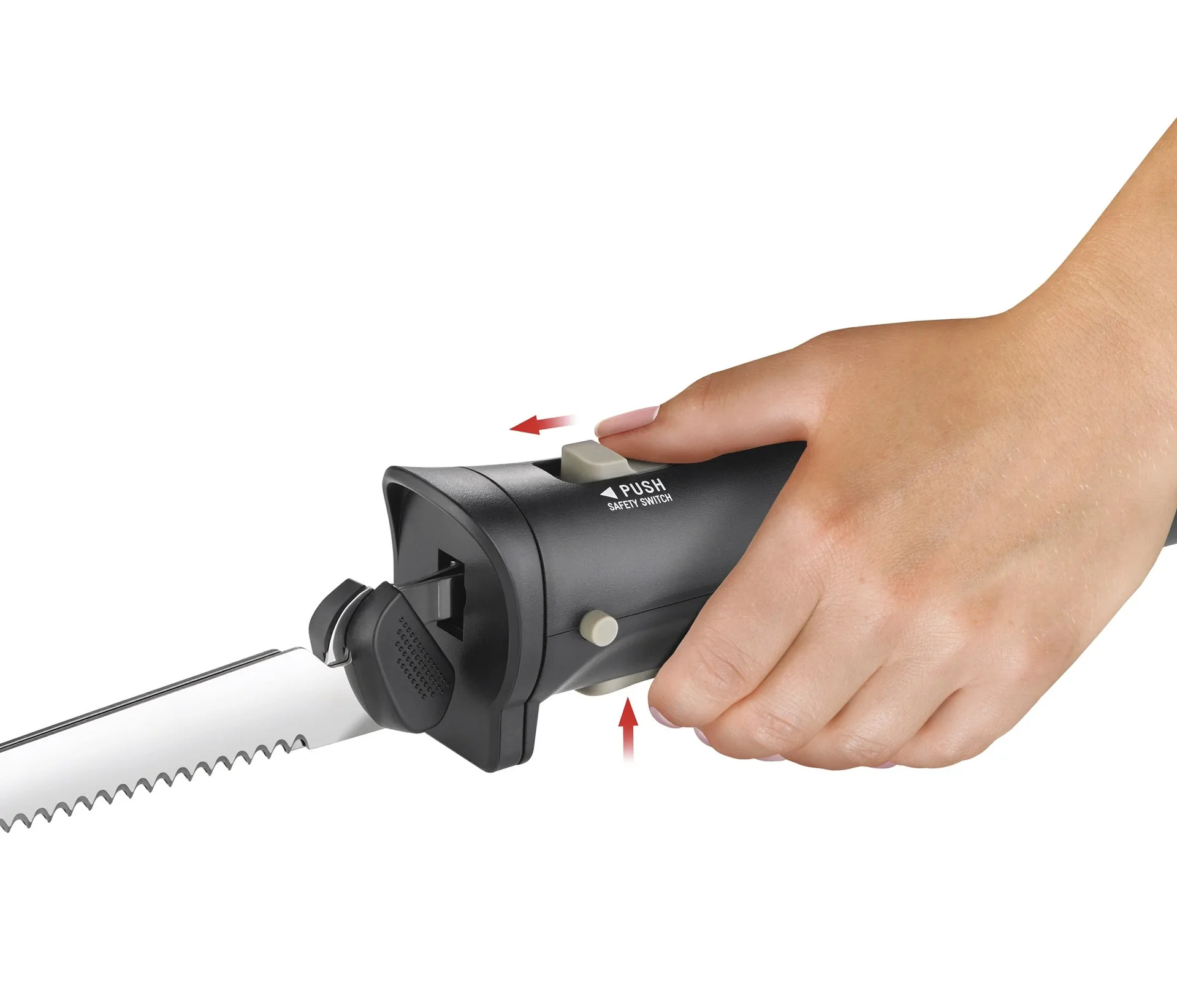 Akku Elektromesser Cordless, 3-teilig mit 2 Edelstahl Wechselklingen - 5