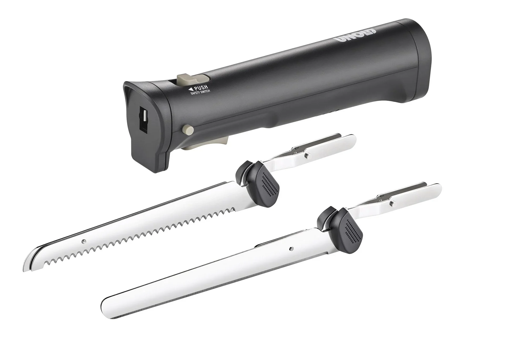 Akku Elektromesser Cordless, 3-teilig mit 2 Edelstahl Wechselklingen - 6