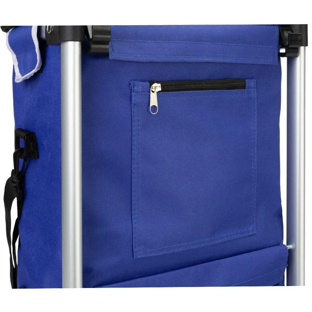 Einkaufswagen blau Aluminium 35L 31x24x54cm - 3