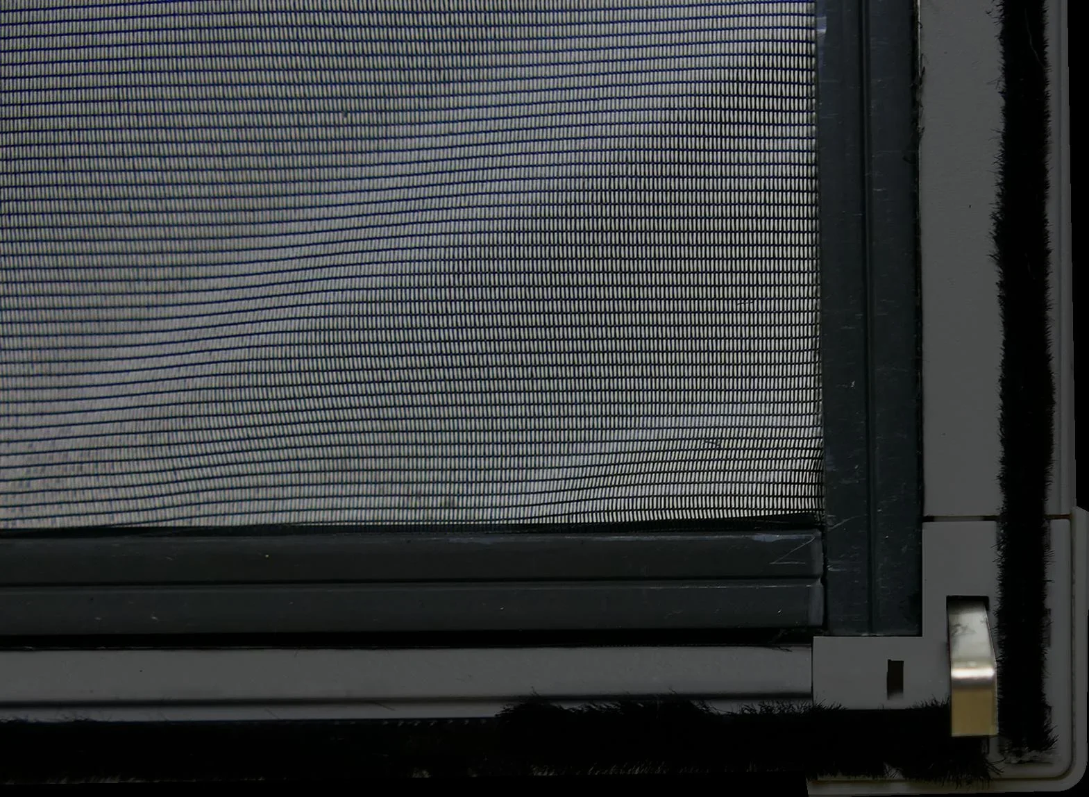 Teleskop-Insektenschutzfenster slim mit Pollenschutz Pollenschutz 120 x 140 cm, anthrazit - 0