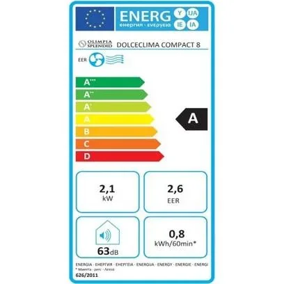 Olimpia Splendid Dolceclima Compact 8 P - Mobile Klimaanlage - Luftkühler - 2