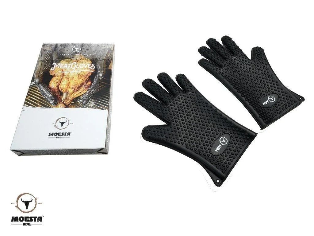 MeatGloves - Silikon Grillhandschuhe: Gr. M/L - 1