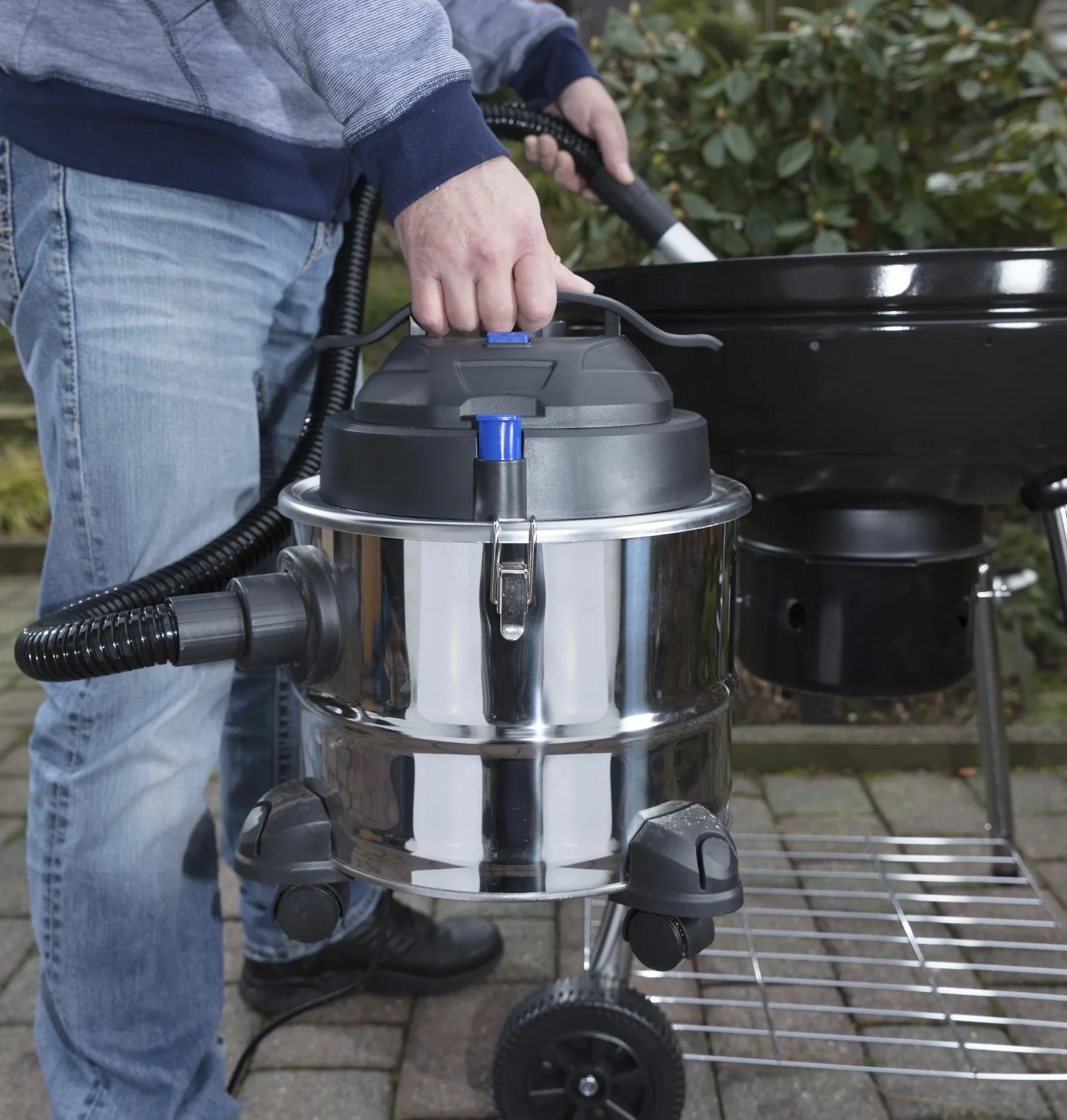 Aschesauger AS15L, Edelstahl, 800 Watt, 15 L - 5