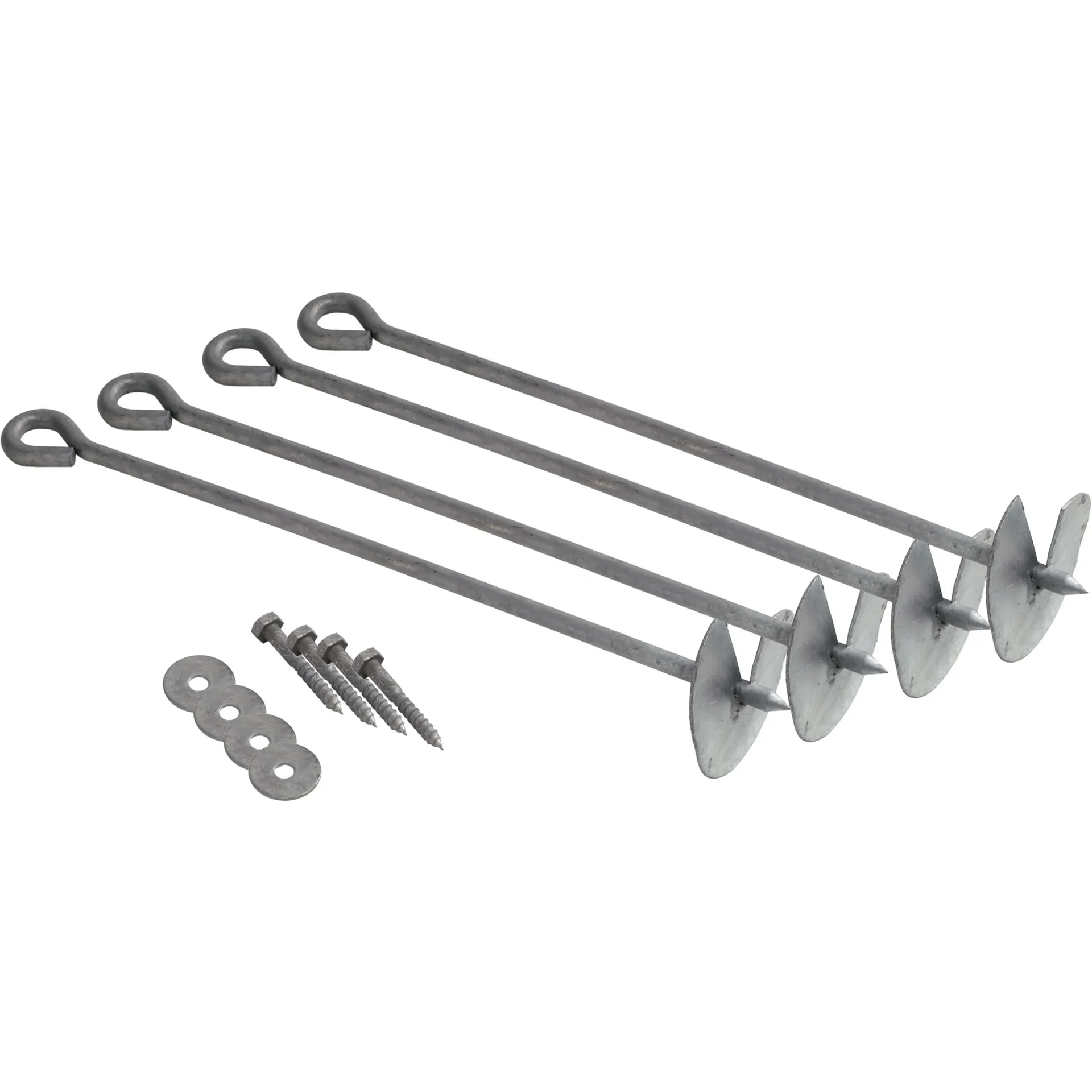 Doppelschaukel Weiß/Braun - 3