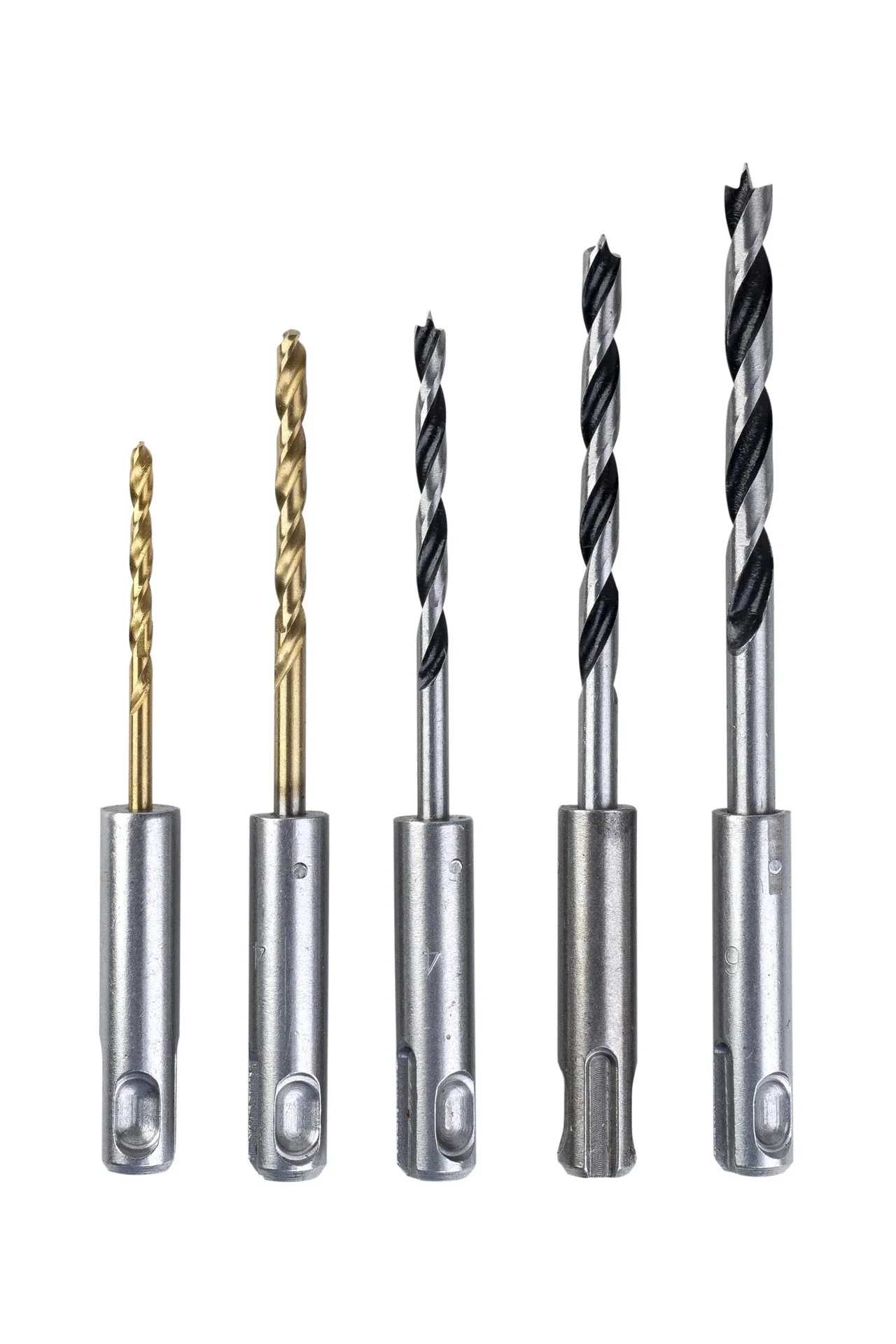 Bohrer Set für Holz und Metall SDS plus, 5-teilig - 1
