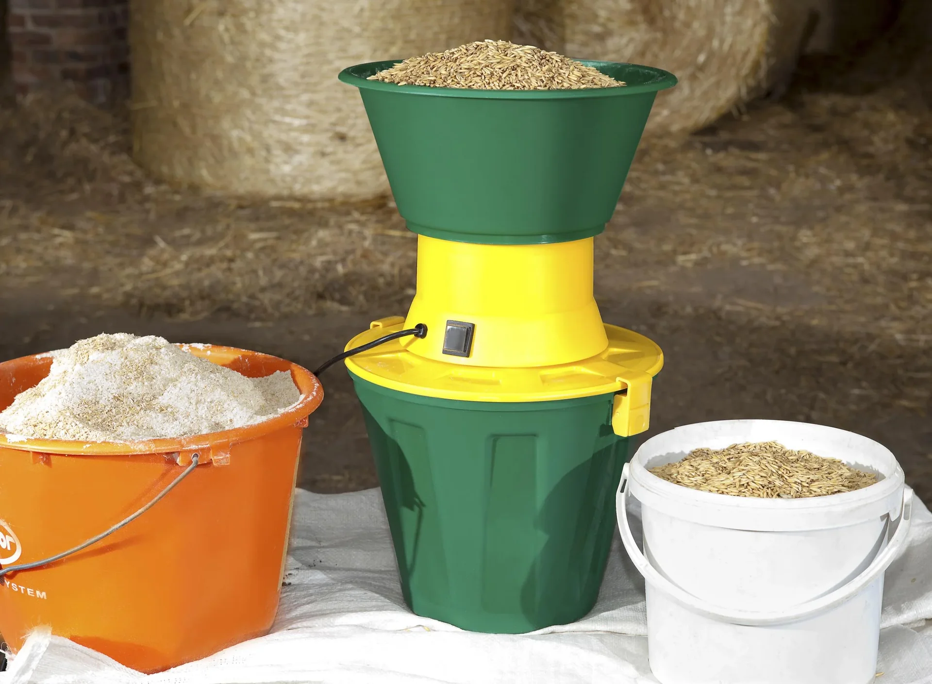 Elektrische Getreidemühle, 600 W, auch für Hülsenfrüchte - 5