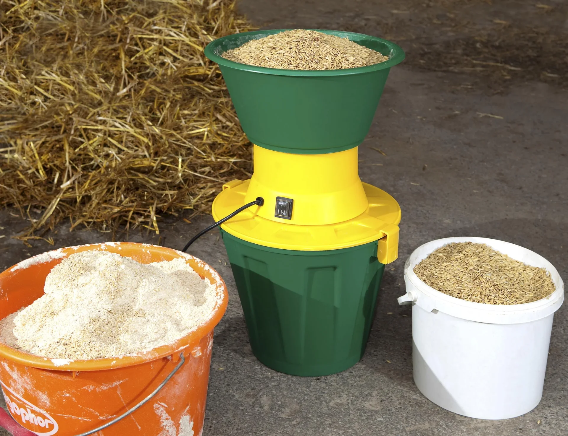 Elektrische Getreidemühle, 600 W, auch für Hülsenfrüchte - 10