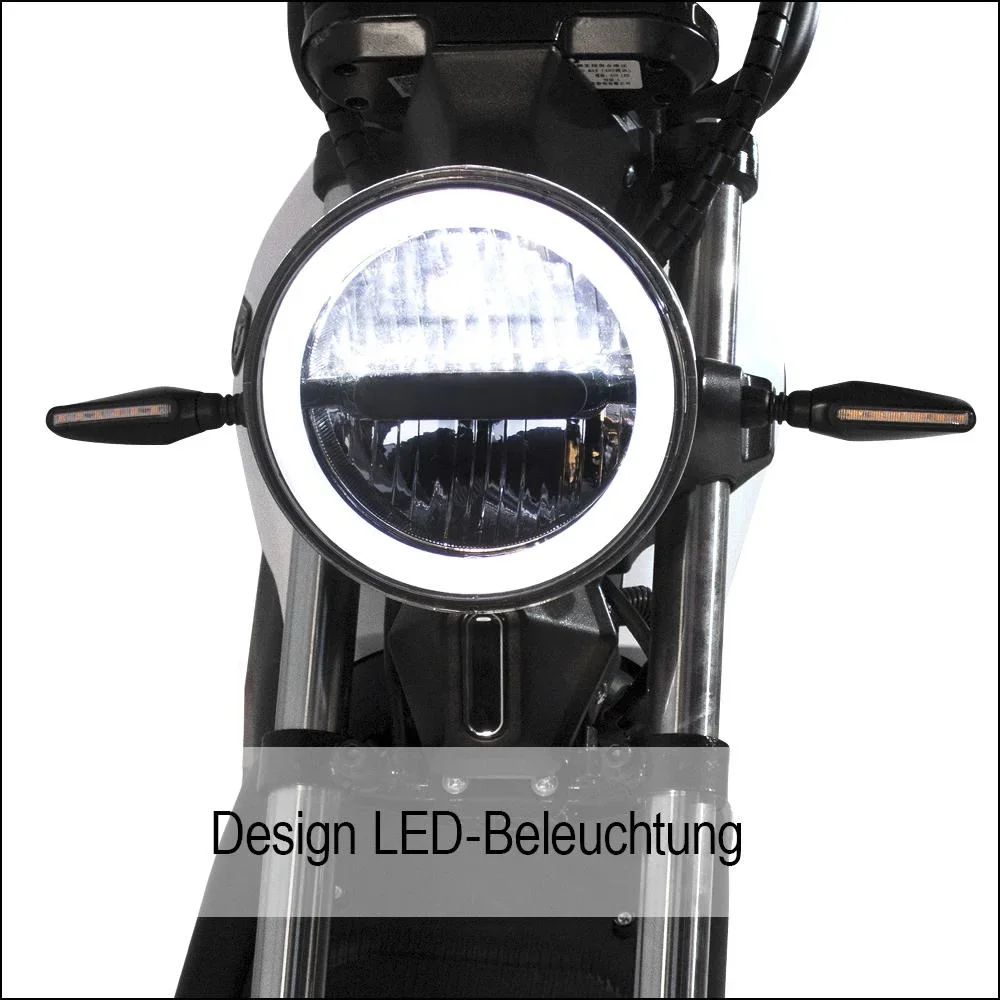 Design E-Roller "Max" 45 km/h schwarz - 2