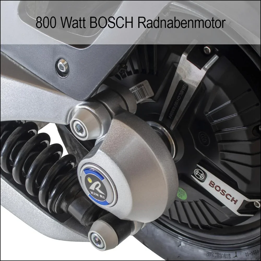 Design E-Roller "Max" 45 km/h schwarz - 7