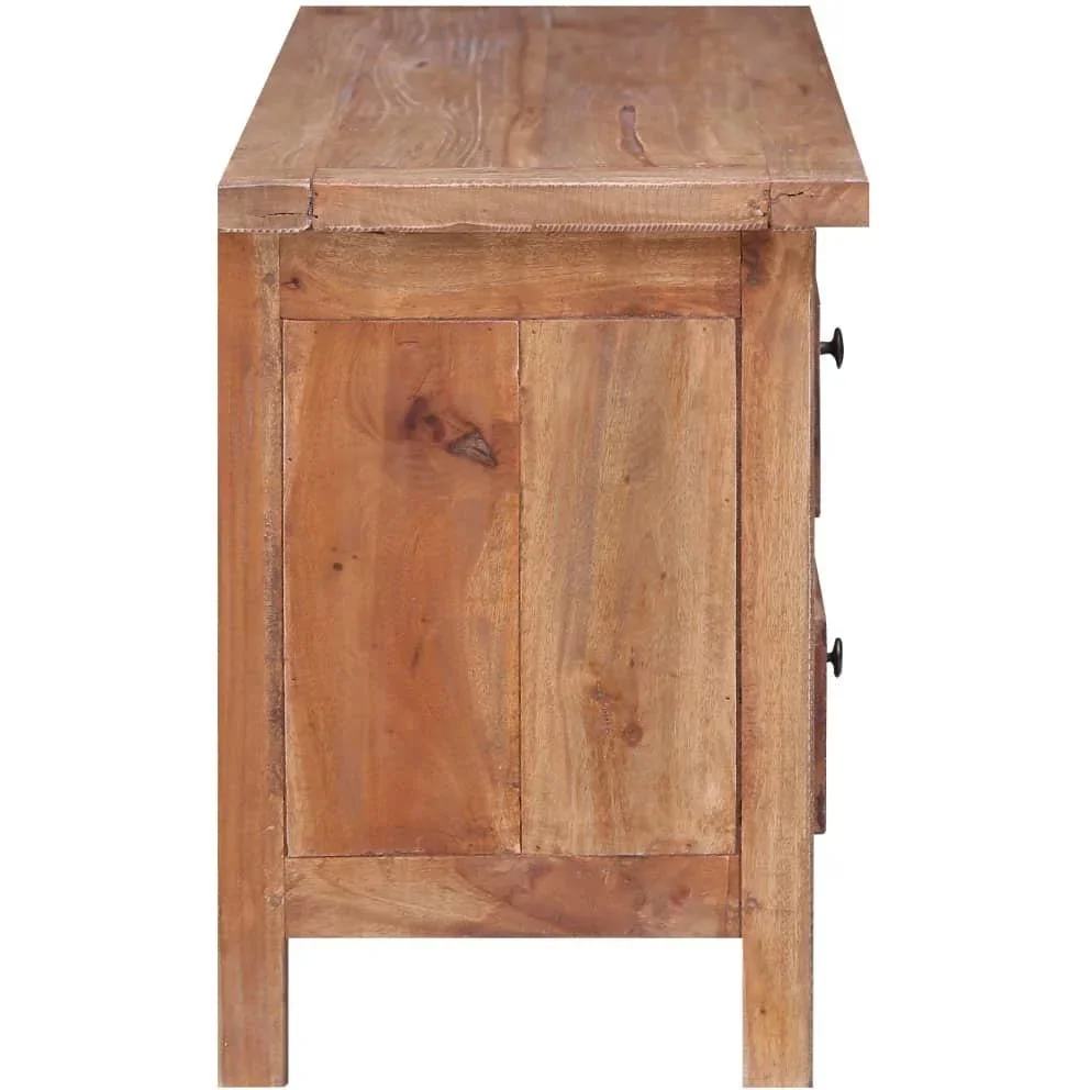 TV-Schrank 102x35x50 cm aus massivem recyceltem Holz - 0