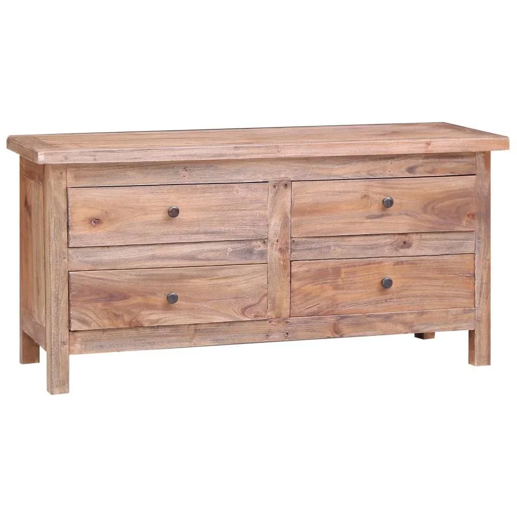 TV-Schrank 102x35x50 cm aus massivem recyceltem Holz - 3