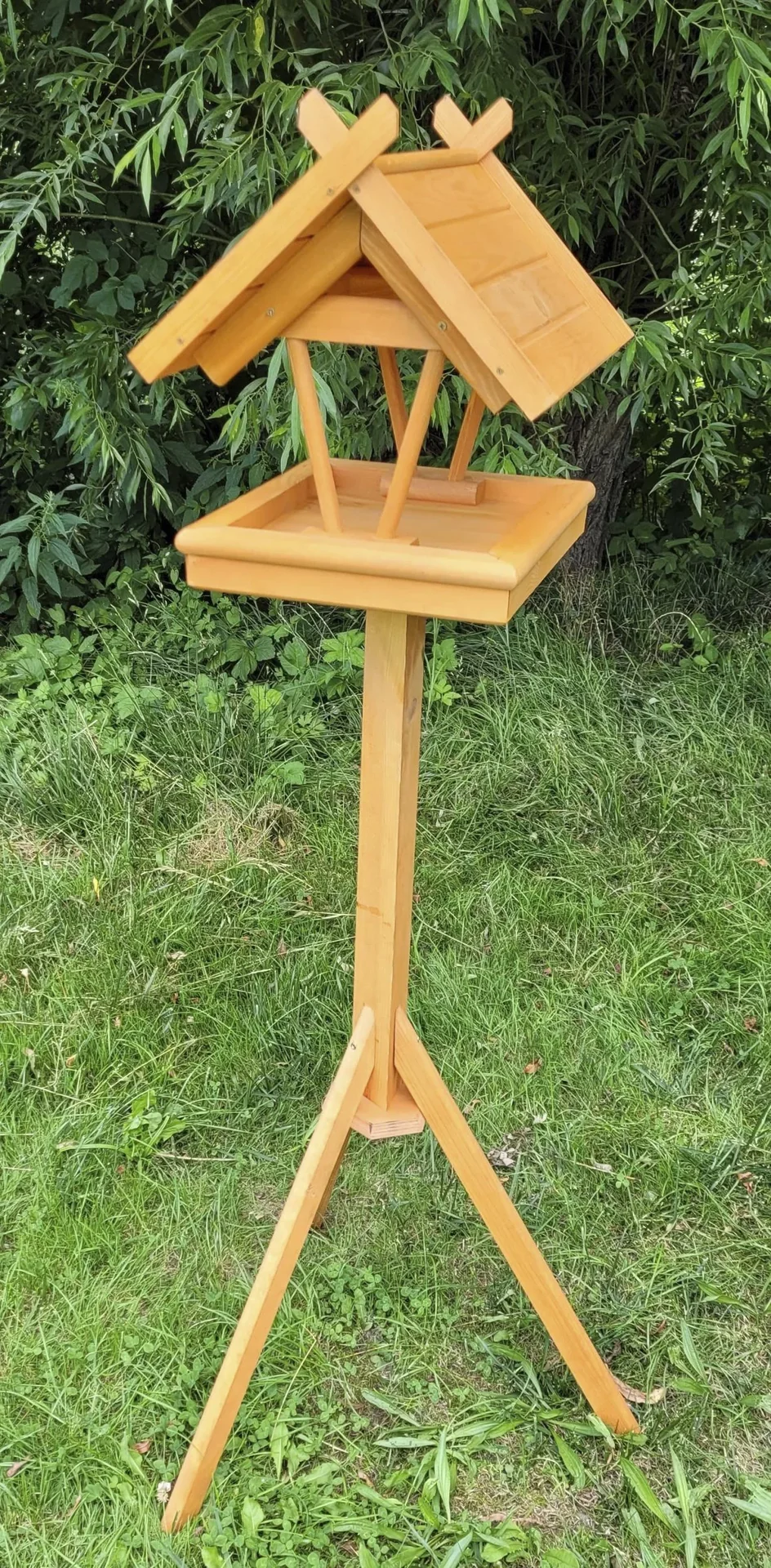 Vogelhaus "Rhön" mit Fußkreuzständer - 0
