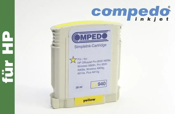 Druckerpatrone für HP 940XL gelb - 0