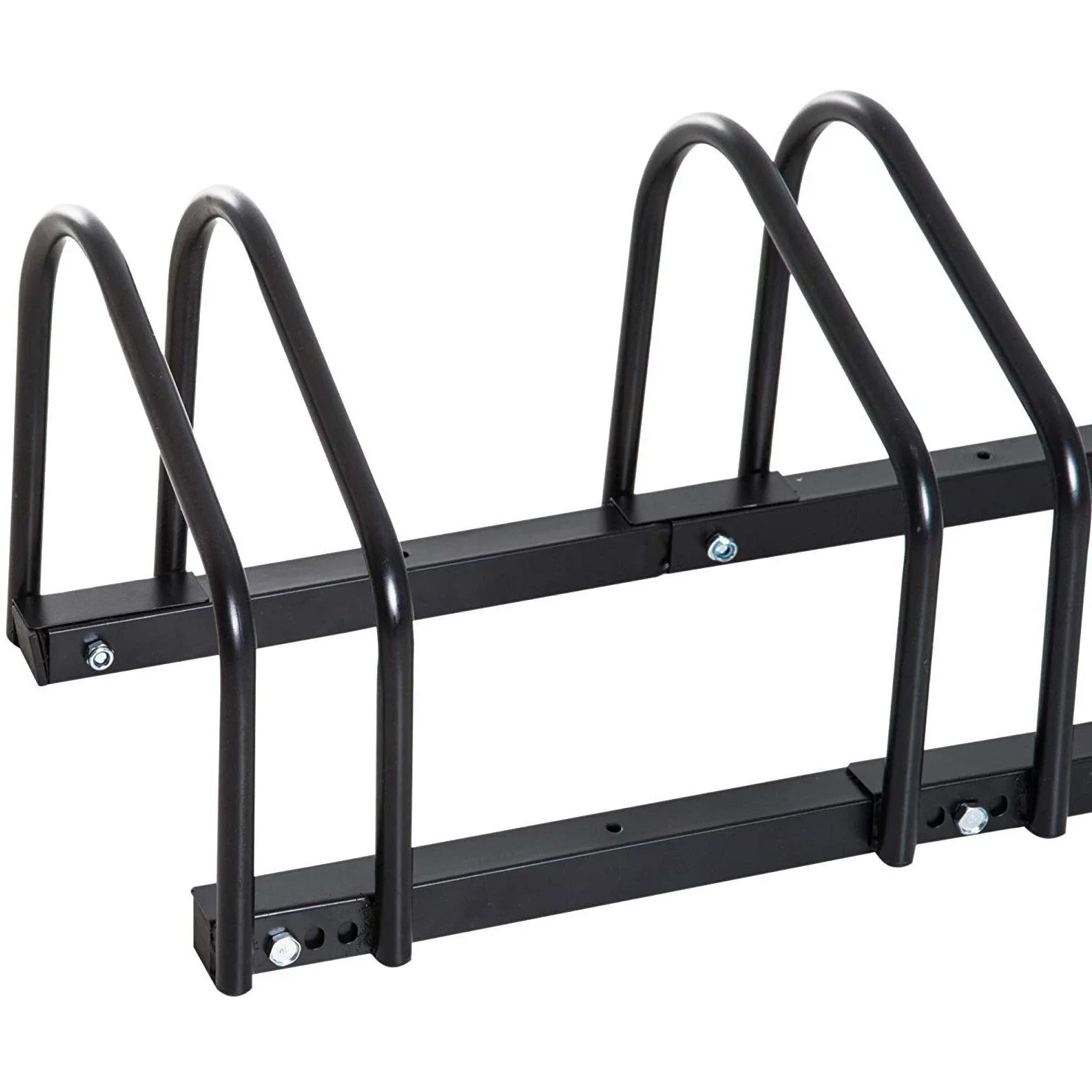 Fahrradständer Aufstellständer 5 Fahrräder Schwarz - 5