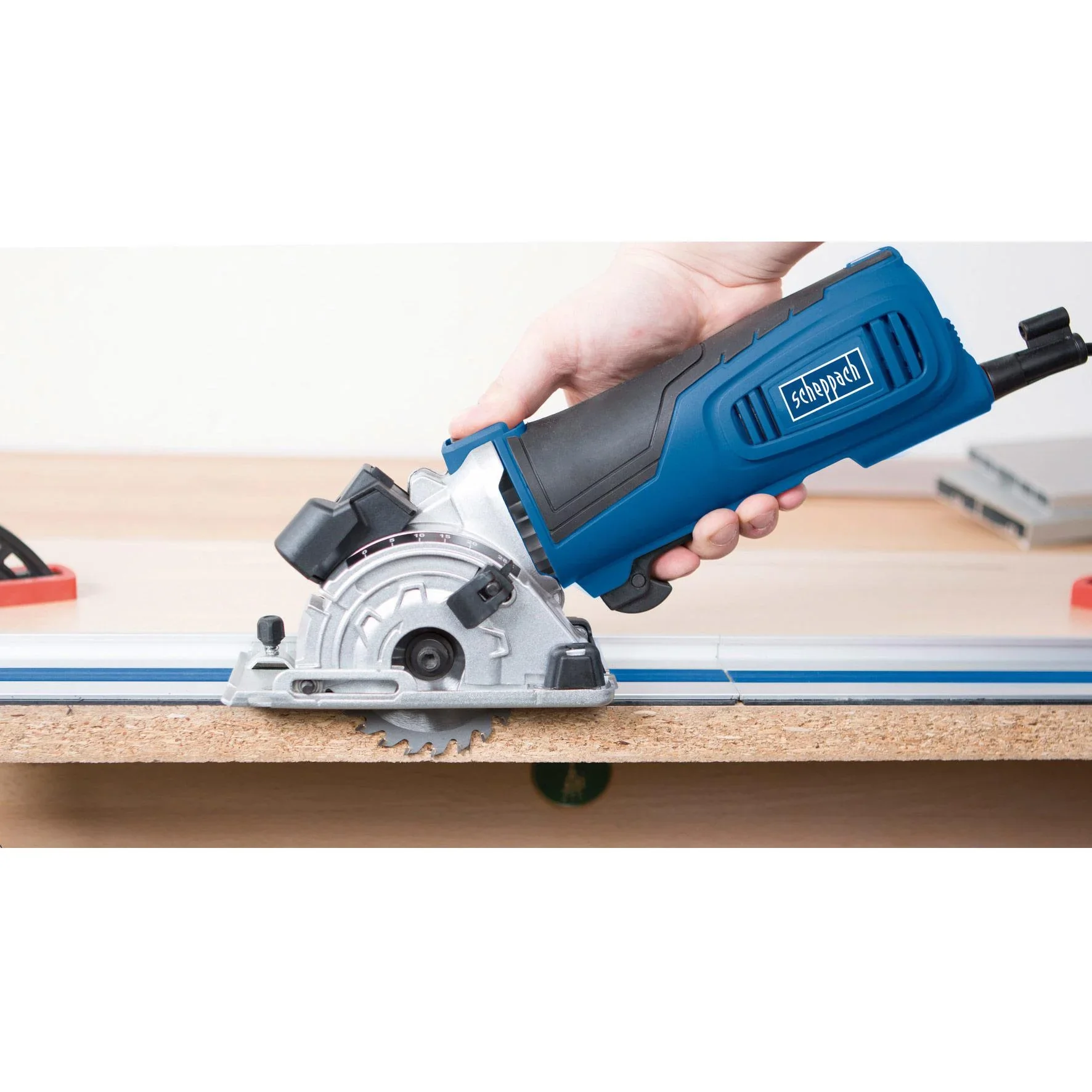 Eintauchschnittsäge PL285 - 600W, 89mm, 220-240V, + 3-teiliger zusätzlicher Sägeblattsatz - 0