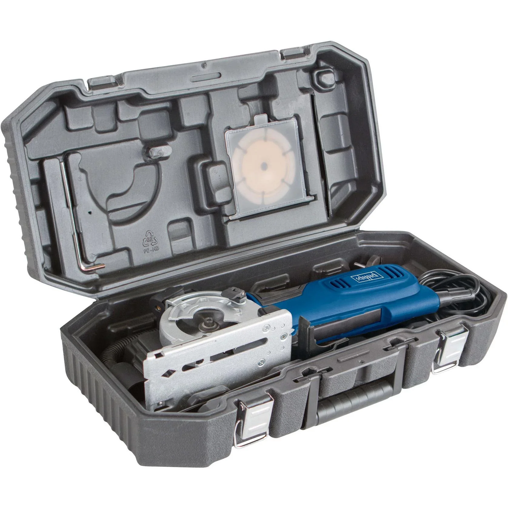 Eintauchschnittsäge PL285 - 600W, 89mm, 220-240V, + 3-teiliger zusätzlicher Sägeblattsatz - 3