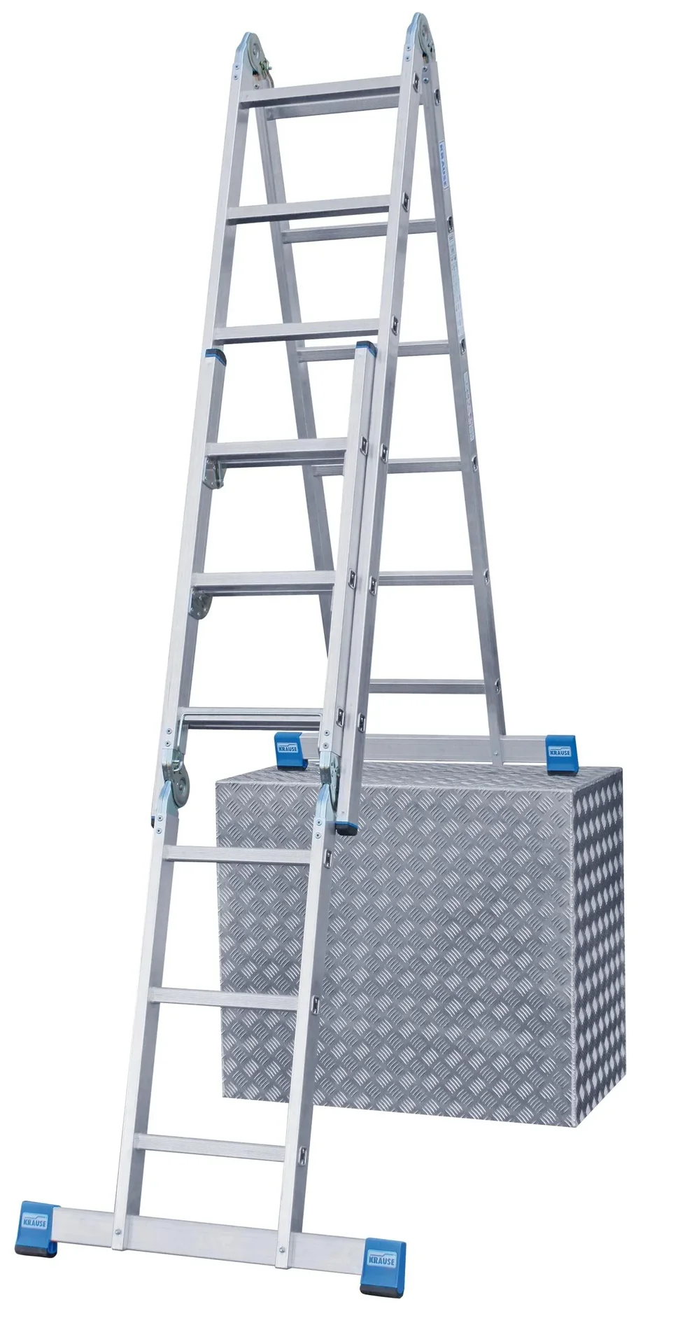 STABILO Gelenk-Kombileiter, 2 x 3 + 2 x 6, Sprossenleiter - 6