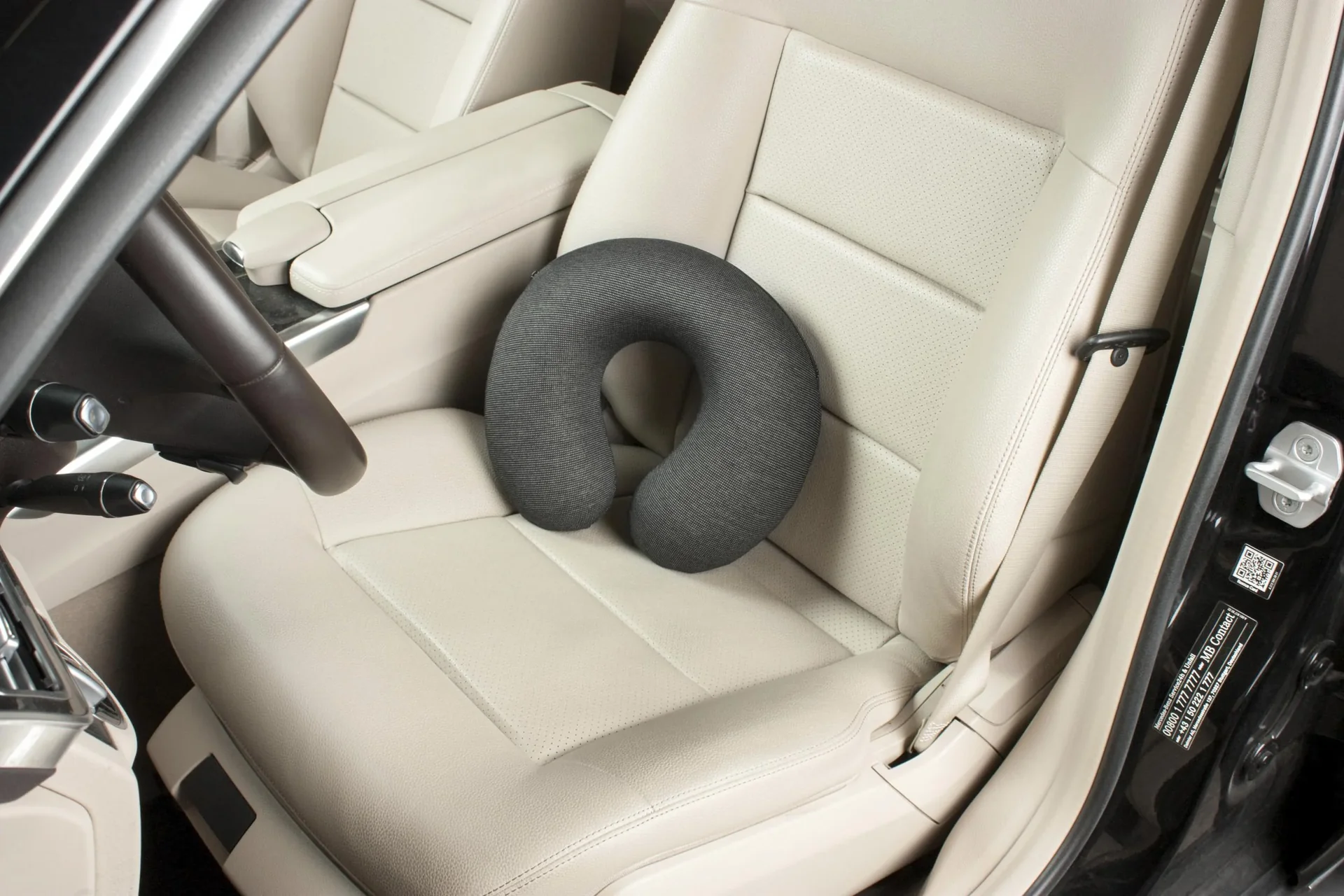 Nackenrolle Cozy Clara schwarz - 1