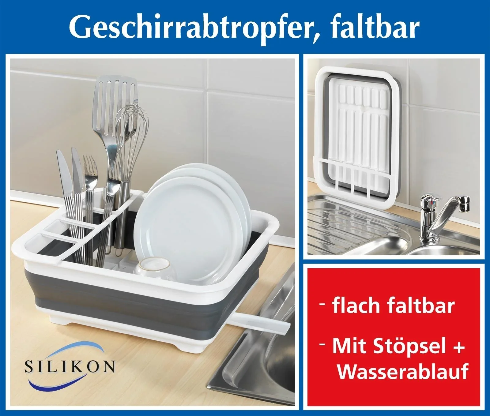 Geschirrabtropfer faltbar - 2