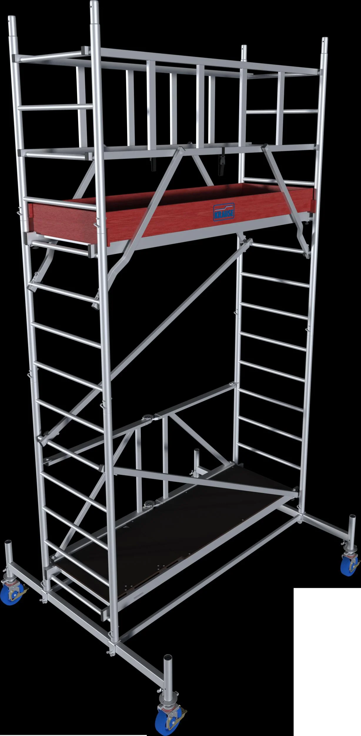 MONTO ProTec XS Alu-Faltgerüst, Arbeitshöhe ca. 4,80 m - 0