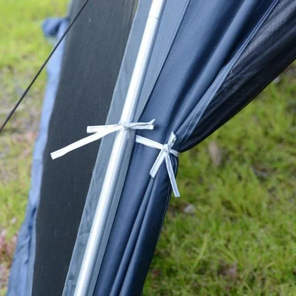 Campingzelt Kuppelzelt für 5-8 Personen Dunkelblau - 0