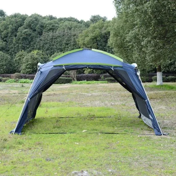 Campingzelt Kuppelzelt für 5-8 Personen Dunkelblau - 1