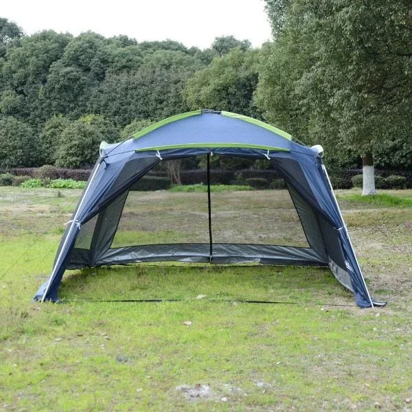 Campingzelt Kuppelzelt für 5-8 Personen Dunkelblau - 8