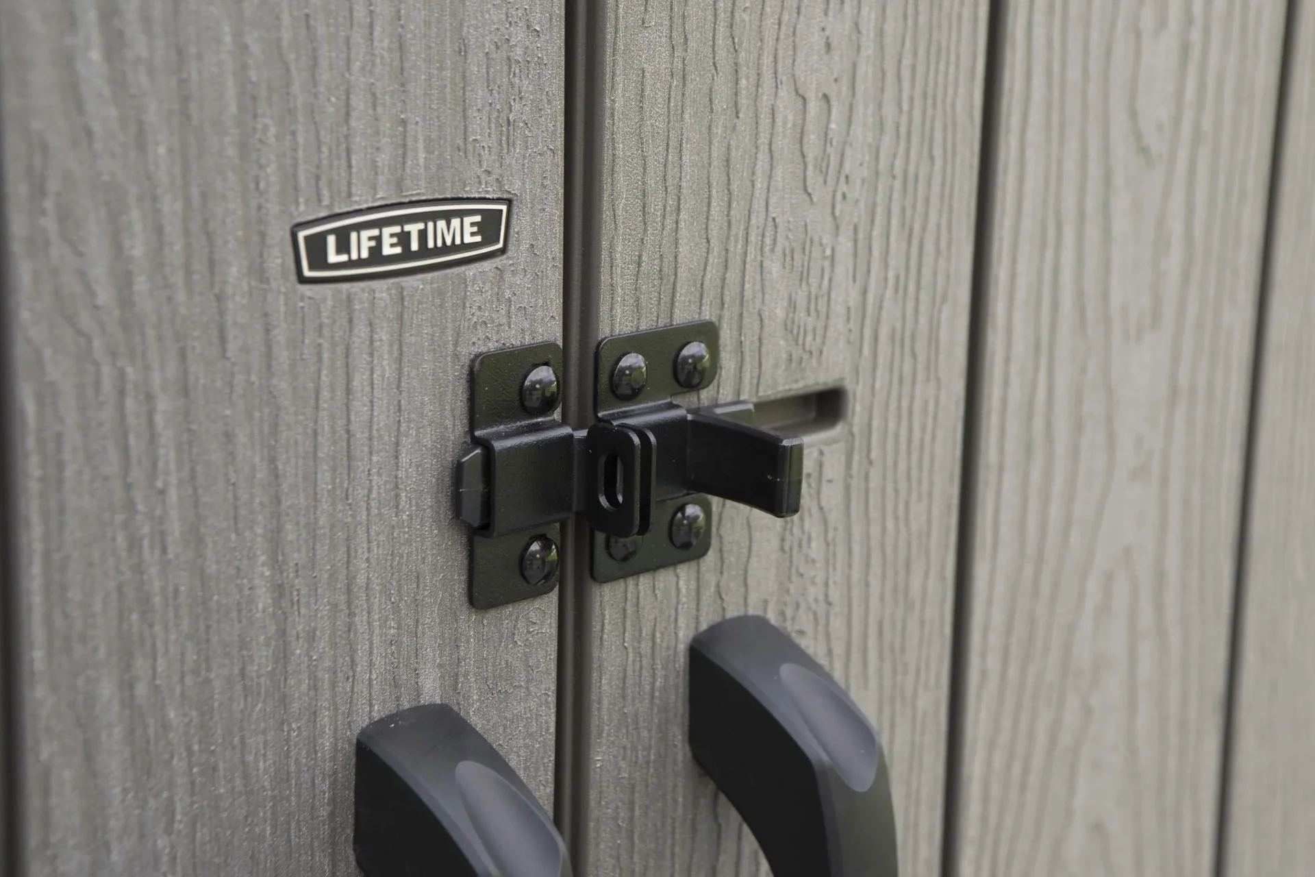 Kunststoff Premium Garten- und Geräteschrank Roughcut - 7