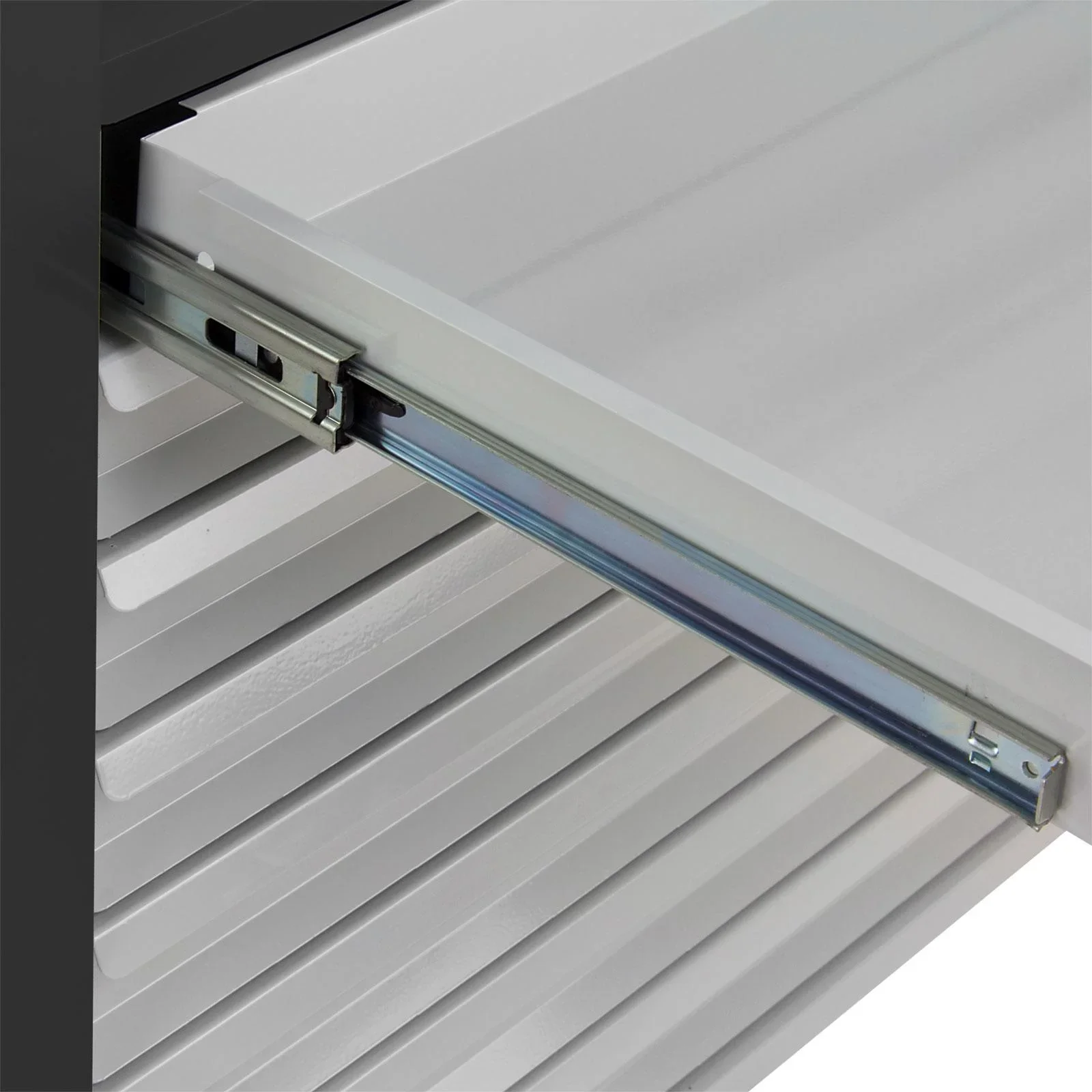 Schubladenschrank / Werkzeugschrank mammut, 10 Schubladen, RAL 7016 / 7035 - 4