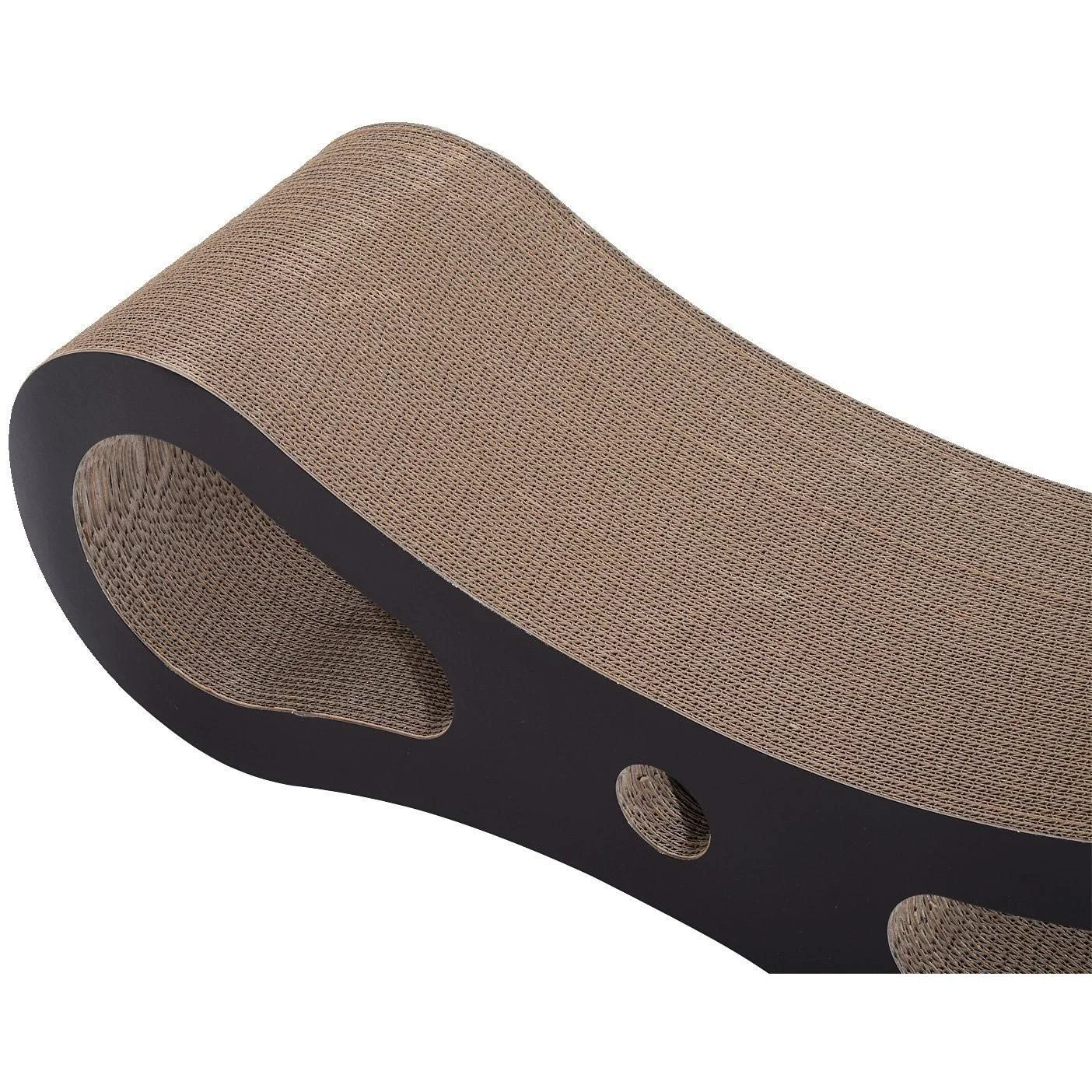 Kratzbrett Kratzbaum Kratzpappe Schlafplatz Kaffeebraun - 0