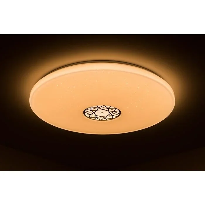 LED Deckenleuchte SHINING ORIENTAL-ORNAMENT 24W 827-860 Ø 370 mm mit Lichttemperaturwechsel + Sleeptimer + Fernbedienung - 0